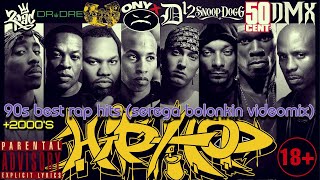 90s amp 00s Best HipHop Classics amp Throwback Rap Hits Serega Bolonkin Video Mix│Рэп Хиты 90х и 00х [upl. by Garrot]