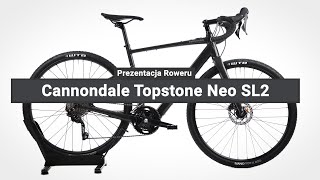 Rower Gravel Elektryczny Cannondale Topstone Neo SL2  Prezentacja roweru [upl. by Ekal]