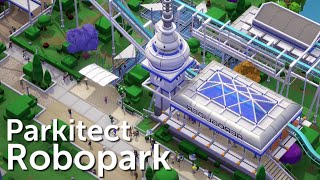 Parkitect Campaign Part 25  Robopark  Hitech Roller Coasters [upl. by Limoli314]