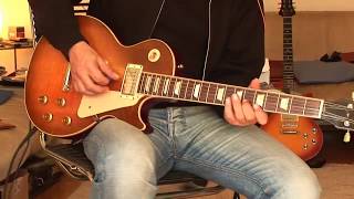 Brunetti Single Man 16 Combo plus 2005 Gibson Les Paul Std Part1 [upl. by Naashar552]