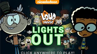 The Loud House  Lights Out Nickelodeon Games [upl. by Bret836]