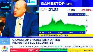 Cramer Today On GameStop GME Stock GME Offering amp Roaring Kitty [upl. by Juley]