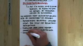 Solidariteitsbeginsel Economiepaginacom [upl. by Silin516]