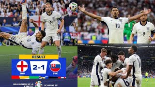 England vs Slovakia  EURO 2024 Thrilling Comeback  Full Match Highlights amp Analysis [upl. by Yesac]