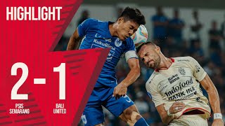 HIGHLIGHT PSIS Semarang vs BALI UNITED FC  Goal Skill Save [upl. by Eleik552]