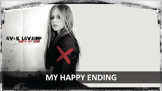 AVRIL LAVIGNE  MY HAPPY ENDING LYRICS [upl. by Nezah]