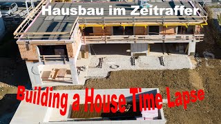 ❌Hausbau❌ im Zeitraffer 2022 Building a House Time Lapse 🏠🏗🧱 [upl. by Eetnahs277]