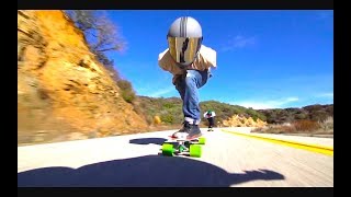 Epic downhill longboarding by Brandon DesJarlais [upl. by Ttik232]