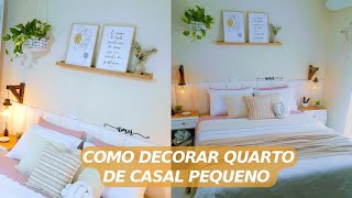 99 MODELOS DE DECORAÇÃO DE QUARTOS DE CASAL Dicas e ideias [upl. by Sheline]