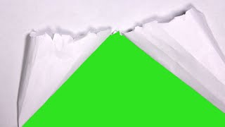 12 Torn Paper Transitions WIth Sound Effect  Green Screen  by Green Pedia [upl. by Utimer]