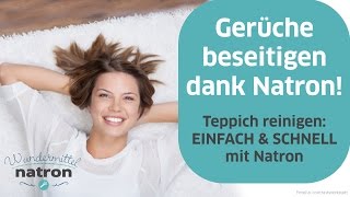 Teppich stinkt  Gerüche mit Natron neutralisieren [upl. by Landa]