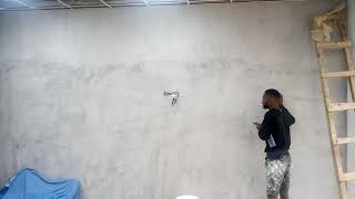 WALL SCREEDING IN NIGERIA [upl. by Rourke]