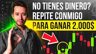 MANUAL DE TRADING OPCIONES BINARIAS PARA UN PRINCIPIANTE SIN DINERO  ESTRATEGIA EL QUOTEX [upl. by Vitus]