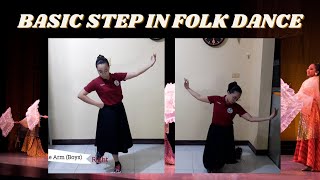 Basic Step in Folk Dance [upl. by Georgine]