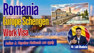 Romania Europe Latest Jobs 2024  Romania visa for Frehsers  Jobs in Romania contramentors [upl. by Saudra]