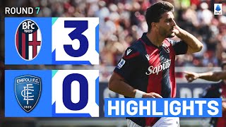 BolognaEmpoli 30  Orsolini scores a hattrick Goals amp Highlights  Serie A 202324 [upl. by Kela]