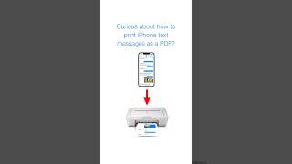 How to Print iPhone Text Messages as a PDF [upl. by Gazzo]