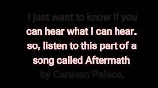 AftermathCaravan Palace lyricsand what I hear [upl. by Bashuk52]