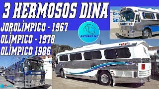 3 Dina Olímpicos en la Expo Autobuses de Aguascalientes Jorolímpico 1978 1986 [upl. by Dre]