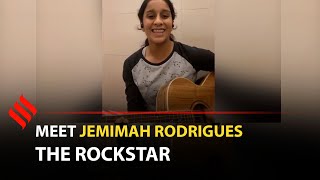 Indian womens cricketer Jemimah Rodrigues plays guitar for her cricket fans [upl. by Notlil]