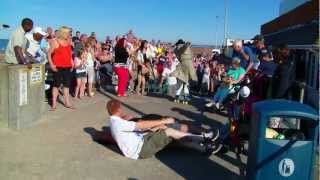 Dangerous stunt Frank spencer on roller skates [upl. by Blanca]