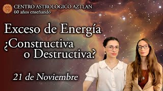 Exceso de Energía ¿Constructiva o Destructiva  21 de Noviembre [upl. by Noryahs]