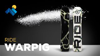 2025 RIDE Snowboards Warpig  First Drop [upl. by Tedman]