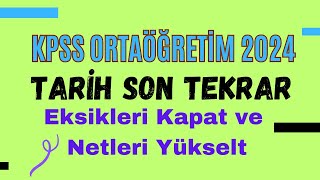 11 KPSS ORTAÖĞRETİM 2024  Tarih Son Tekrar  Tüm Konular kpss kpssortaöğretim [upl. by Negriv233]