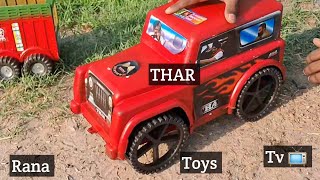 Old TATA 1613 model Truck and Mahindra THAR Unboxing [upl. by Anatole530]