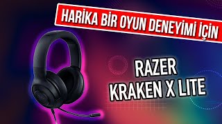 Razer Kraken X Lite Kulaklık Kutu Açılışı ve Detaylı İnceleme [upl. by Nivrehs848]