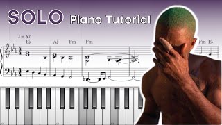 HOW TO PLAY Solo by Frank Ocean on Piano 🎹 [upl. by Dennard]