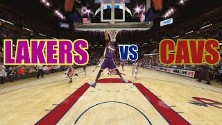 NBA Live 09  Lakers vs Cavaliers Requested [upl. by Eiramanit986]