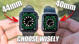 Apple Watch SE 2 40MM vs 44MM Review and Comparison [upl. by Ahtelra793]