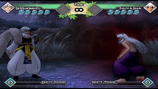 Sesshomaru Vs Inuyasha  Inuyasha Feudal Combat PS2 [upl. by Phina]