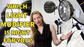 SOFTBOX AND UMBRELLA COMPARISON  5 LIGHT MODIFIERS FOR FLASH PHOTOGRAPHY DEMONSTRATED [upl. by Eirene]