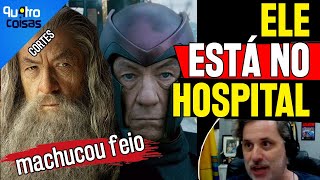 IAN McKELLEN SOFRE CAI DO PALCO E SOFRE ACIDENTE E VAI PRO HOSPITAL [upl. by Nahtaoj]