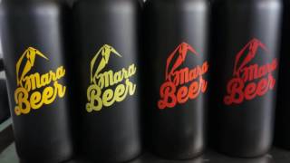 Marabu Screen Printing on Glass Bottles [upl. by Elagiba]