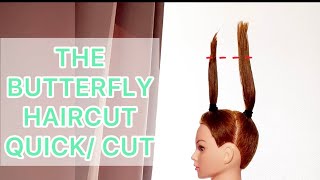 Diy layered haircut tutorial  180 degree angle [upl. by Ahseinat]