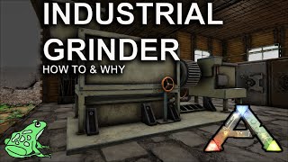 Industrial Grinder How to and Why to Craft in Ark Survival Evolved [upl. by Harifaz]