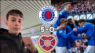 💥 RANGERS 🆚 HEARTS  5️⃣0️⃣  5 ⭐️ RANGERS SKELP HEARTS [upl. by Rachele]