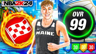 COOPER FLAGG BUILD is UNSTOPPABLE at the PARK in NBA2K24 [upl. by Cumings189]