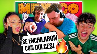 YOUTUBERS ESPAÑOLES FAMOSOS PRUEBAN DULCES MEXICANOS 🇲🇽 por PRIMERA VEZ😱REACCIÓN [upl. by Arhna943]