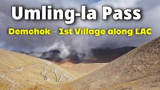 Hanle to Umling la pass  Demchok  1st village near China border  offbeat travel [upl. by Enihpad]