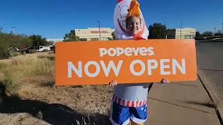 POPEYES IS NOW OPEN 11124 [upl. by Ahsinyar863]