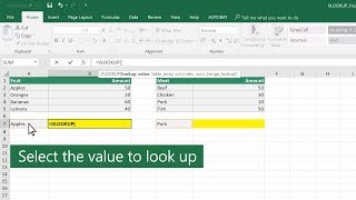 How to use VLOOKUP in Excel [upl. by Lajet]