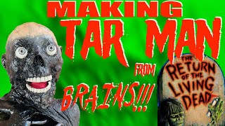 MAKING TAR MAN FROM RETURN OF THE LIVING DEAD diy zombie tarman corpsing skeleton halloween [upl. by Riedel]