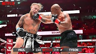 Mike Tyson VS Jake Paul Full Fight HIGHLIGHTS  Netflix 2024 [upl. by Euh410]