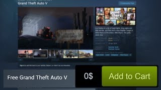 How To Download GTA 5 For FREE on Steam 2018 [upl. by Lamdin]