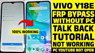 How to Unlock Vivo Y18e FRP Lock Without PC  Simple Method Anyone Can Do [upl. by Danit]