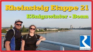 Rheinsteig Etappe 21 Königswinter  Bonn 27K [upl. by Eniluap]